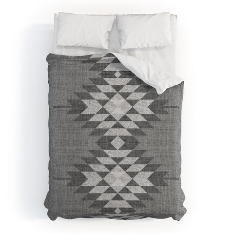 Holli Zollinger GREY DIAMOND LINEN Duvet Cover